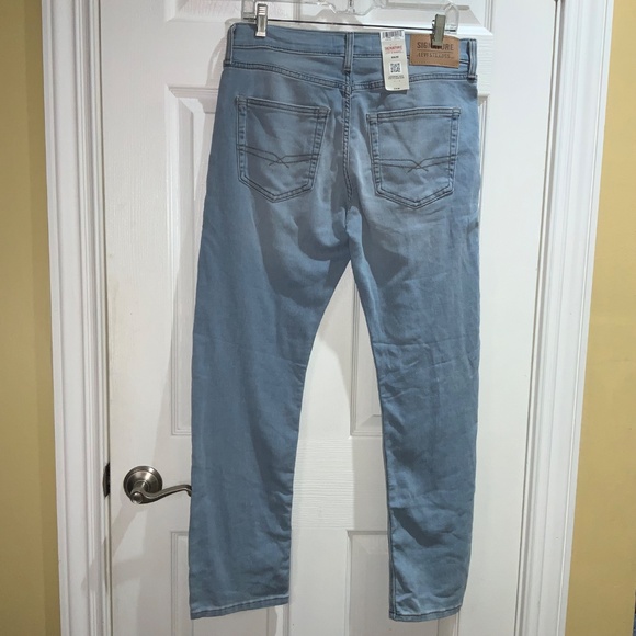 Levi Strauss Signature Regular Taper jeans sz 32 x 30 light wash New - Picture 5 of 7